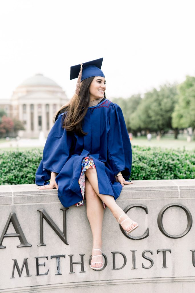 SMU Dallas Hall Graduation Photos Cara Jacobson Photography